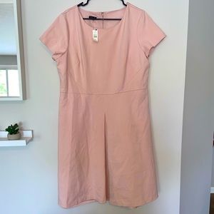 NWT Talbots Light Pink Knee Length Business Dress 
Size 18